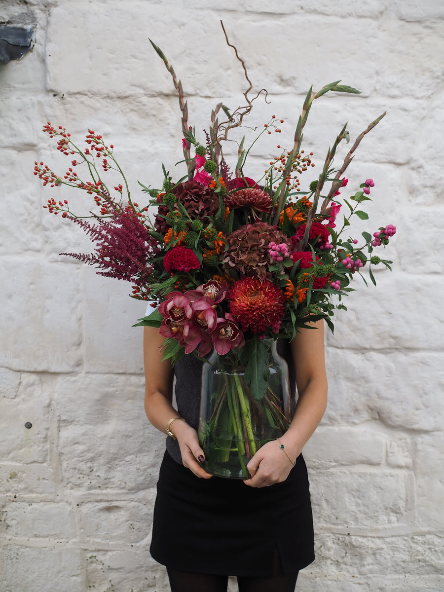 Seasonal Vase Full Of Flowers