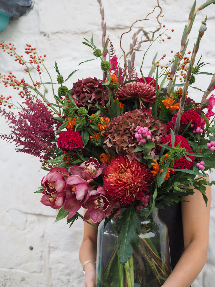 Seasonal Vase Full Of Flowers