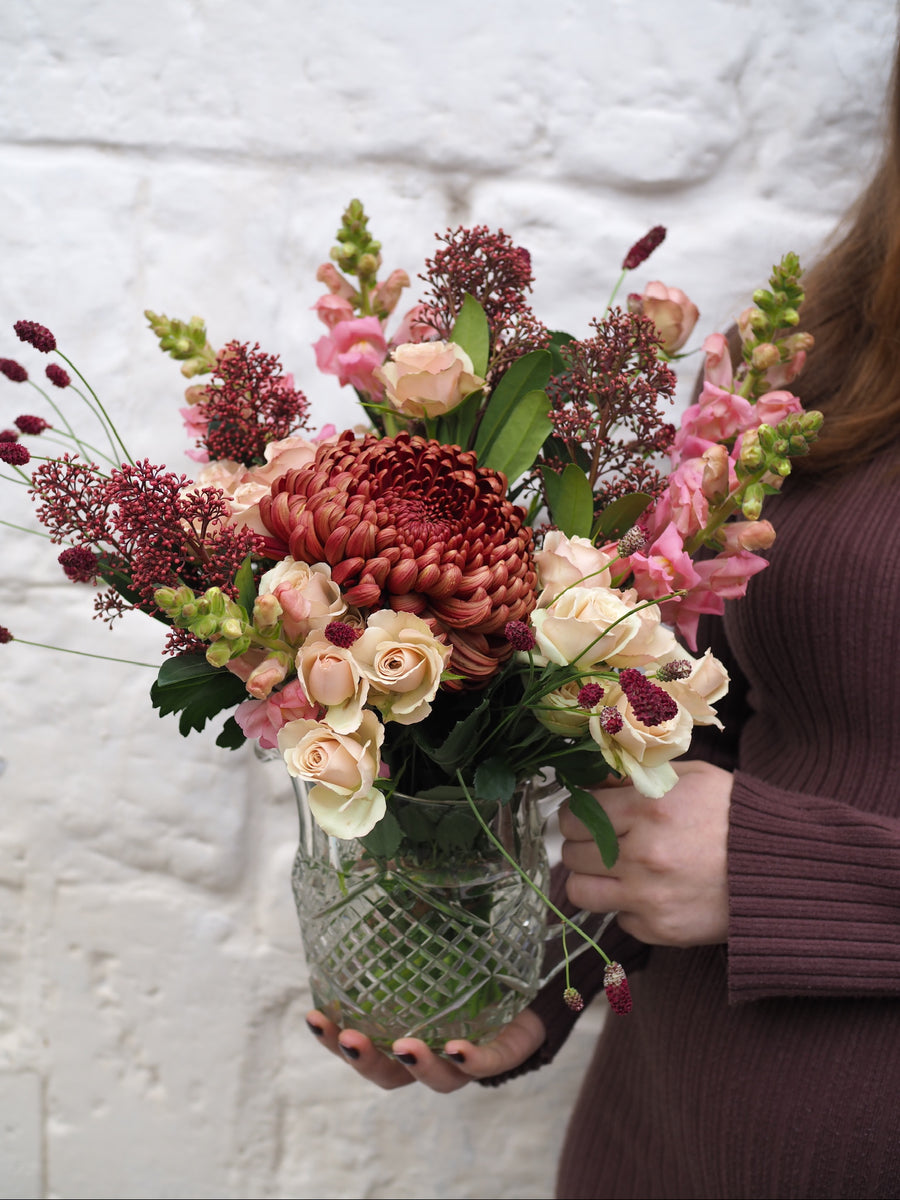 Vintage Jug Of Flowers
