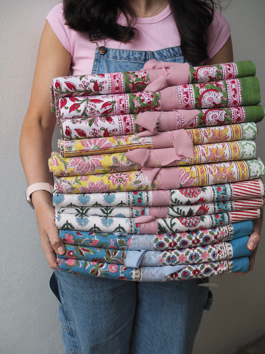 India Block Print Tablecloth