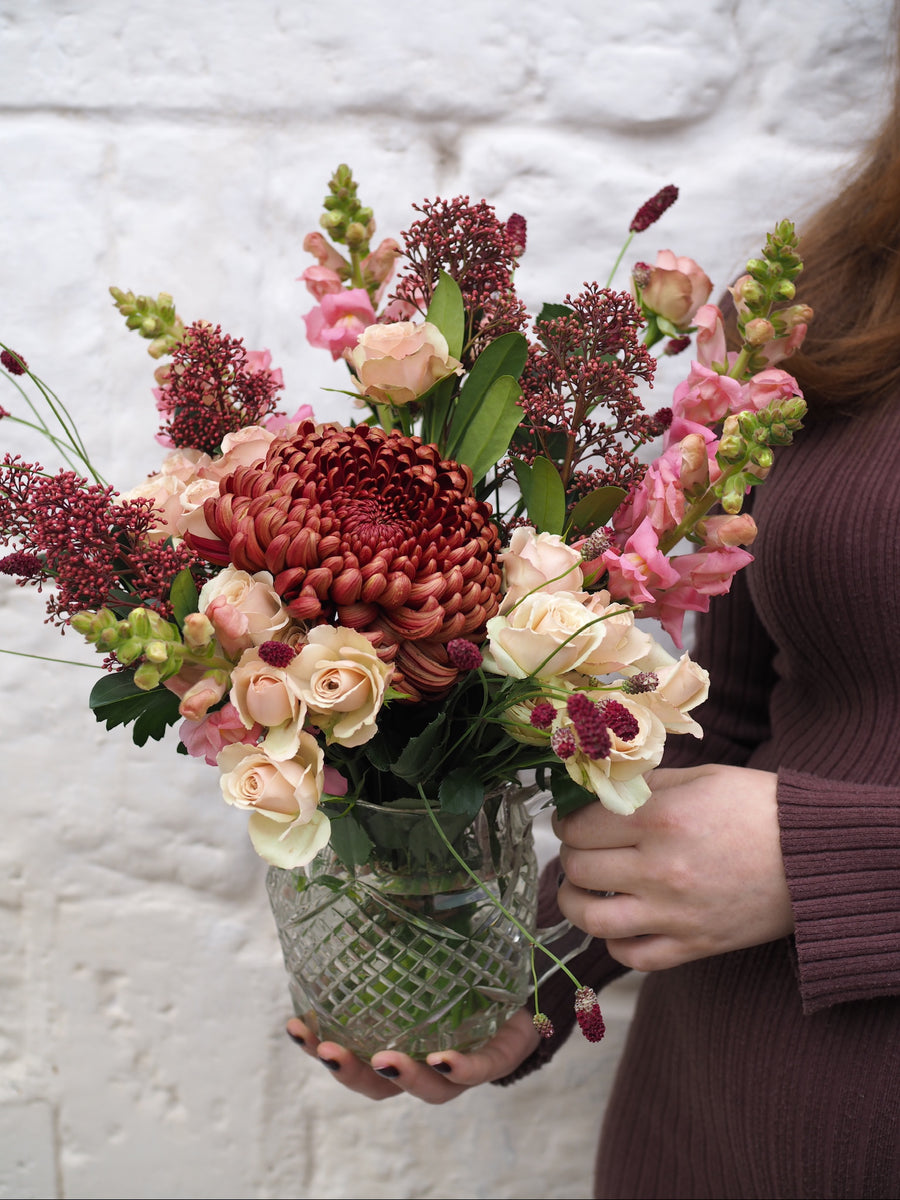 Vintage Jug Of Flowers