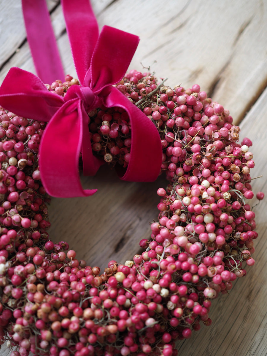 Dried Peppercorn Wreath