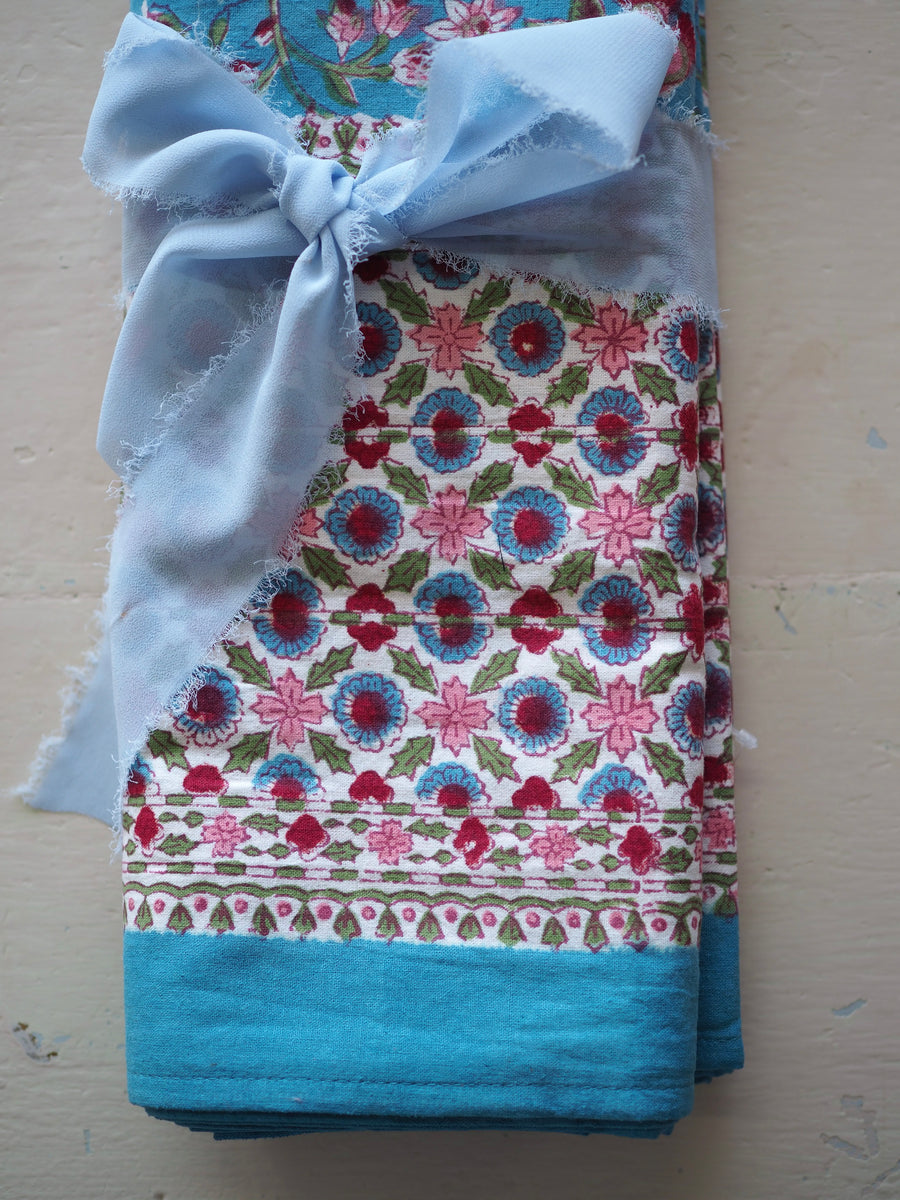 India Block Print Tablecloth