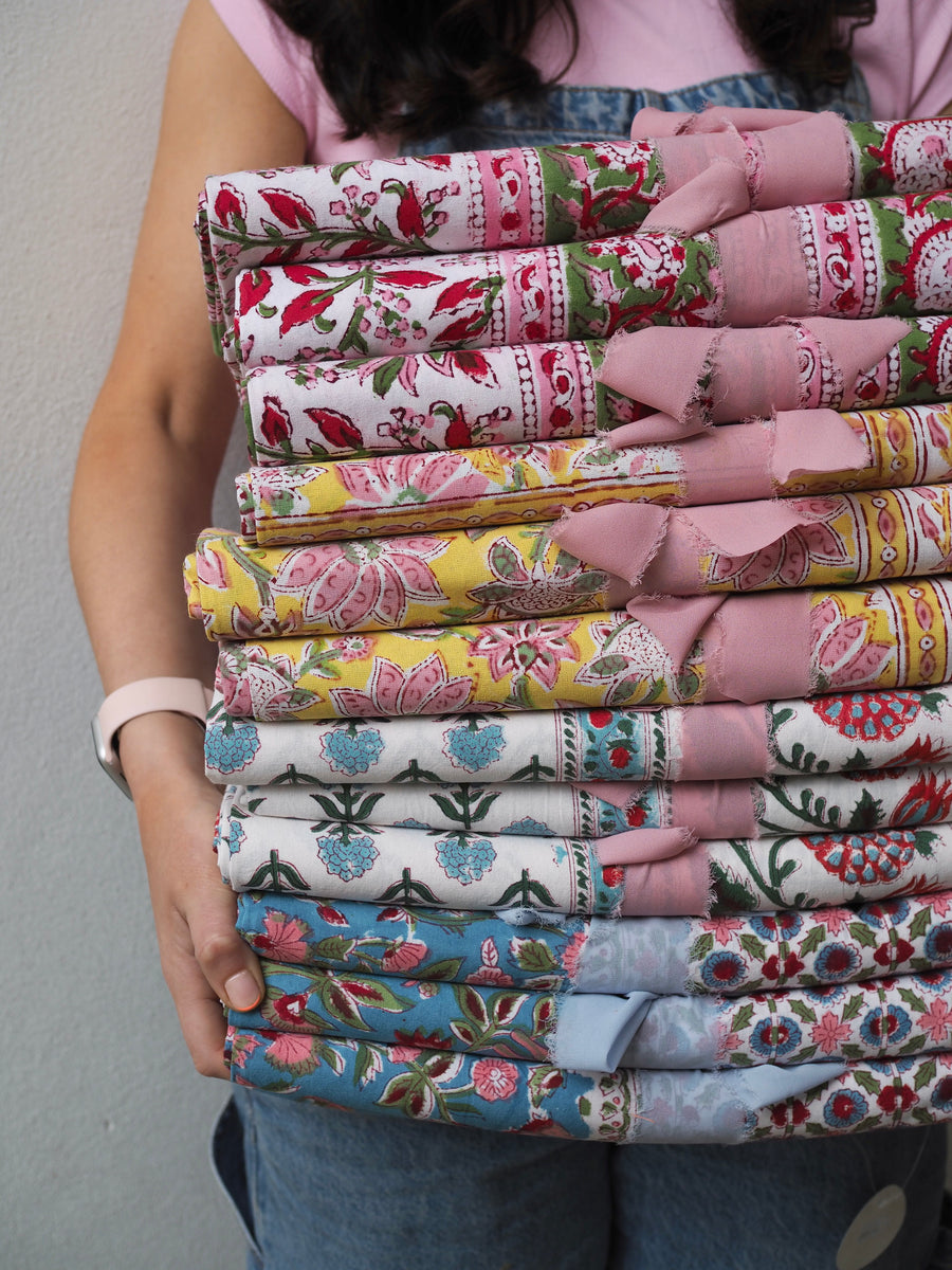 India Block Print Tablecloth
