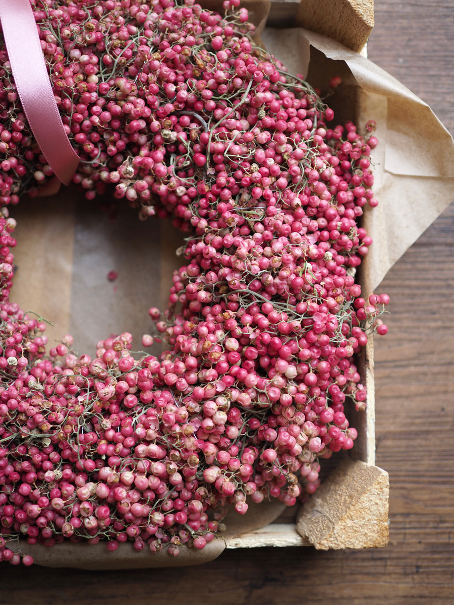 Dried Peppercorn Wreath