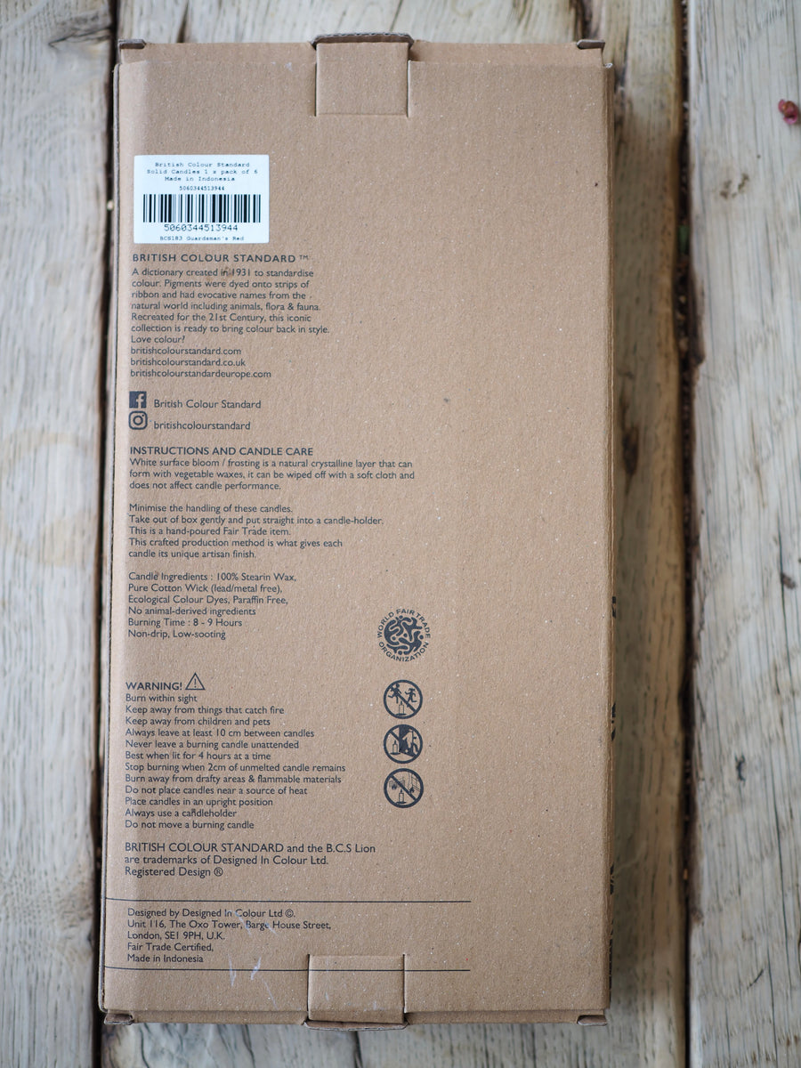 Red Eco Dinner Candle Pack