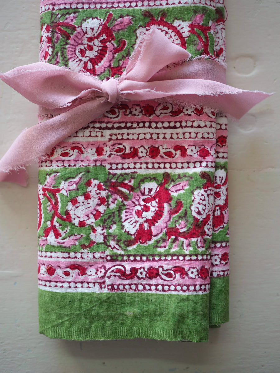 India Block Print Tablecloth