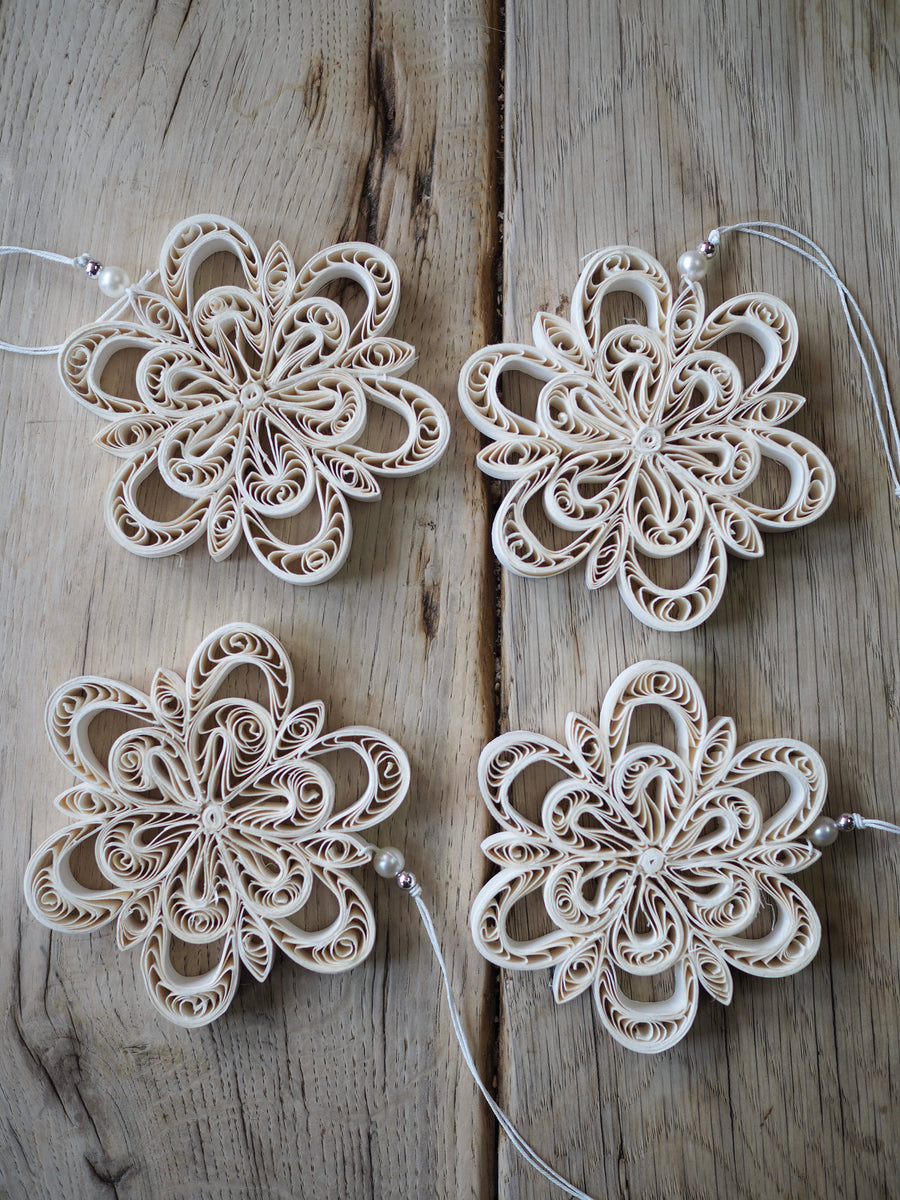 Quilled Paper Star Decorations