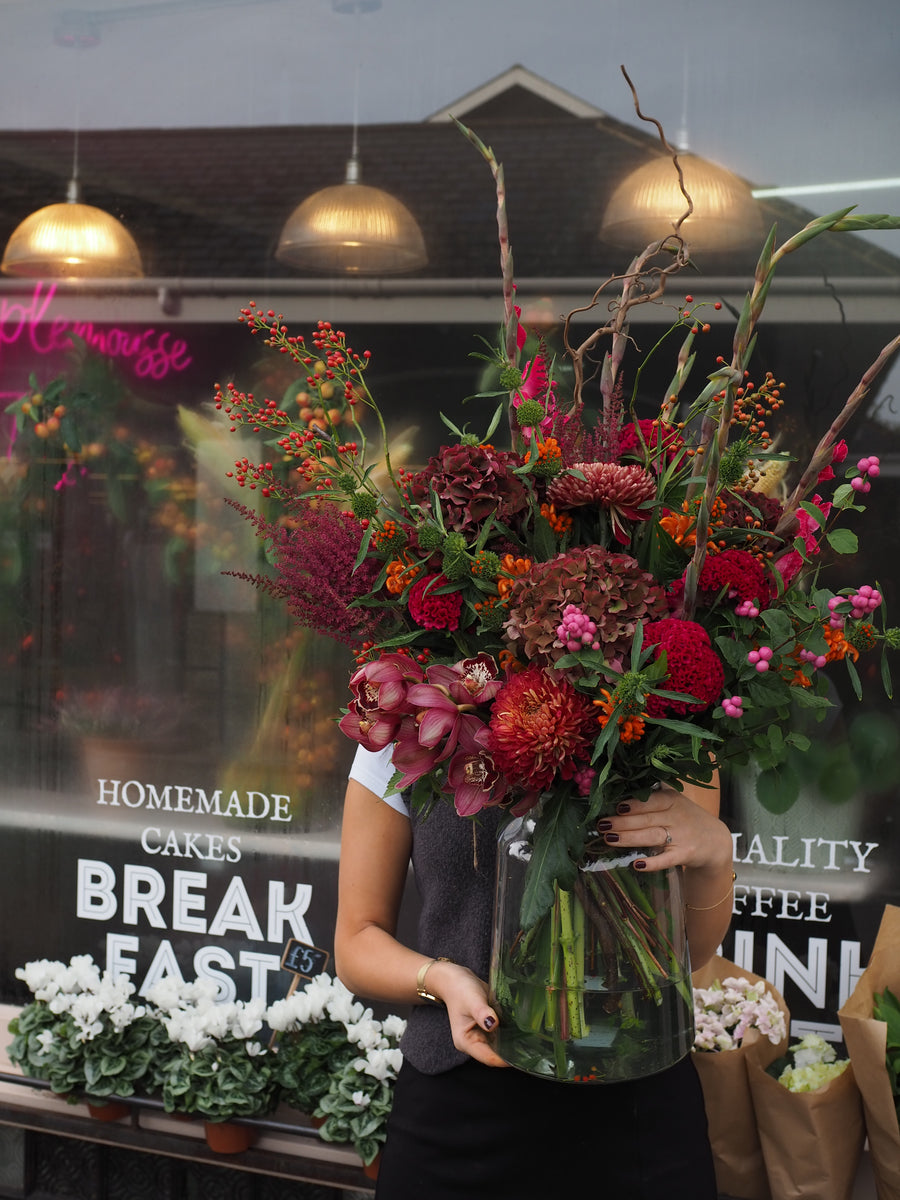 Seasonal Vase Full Of Flowers