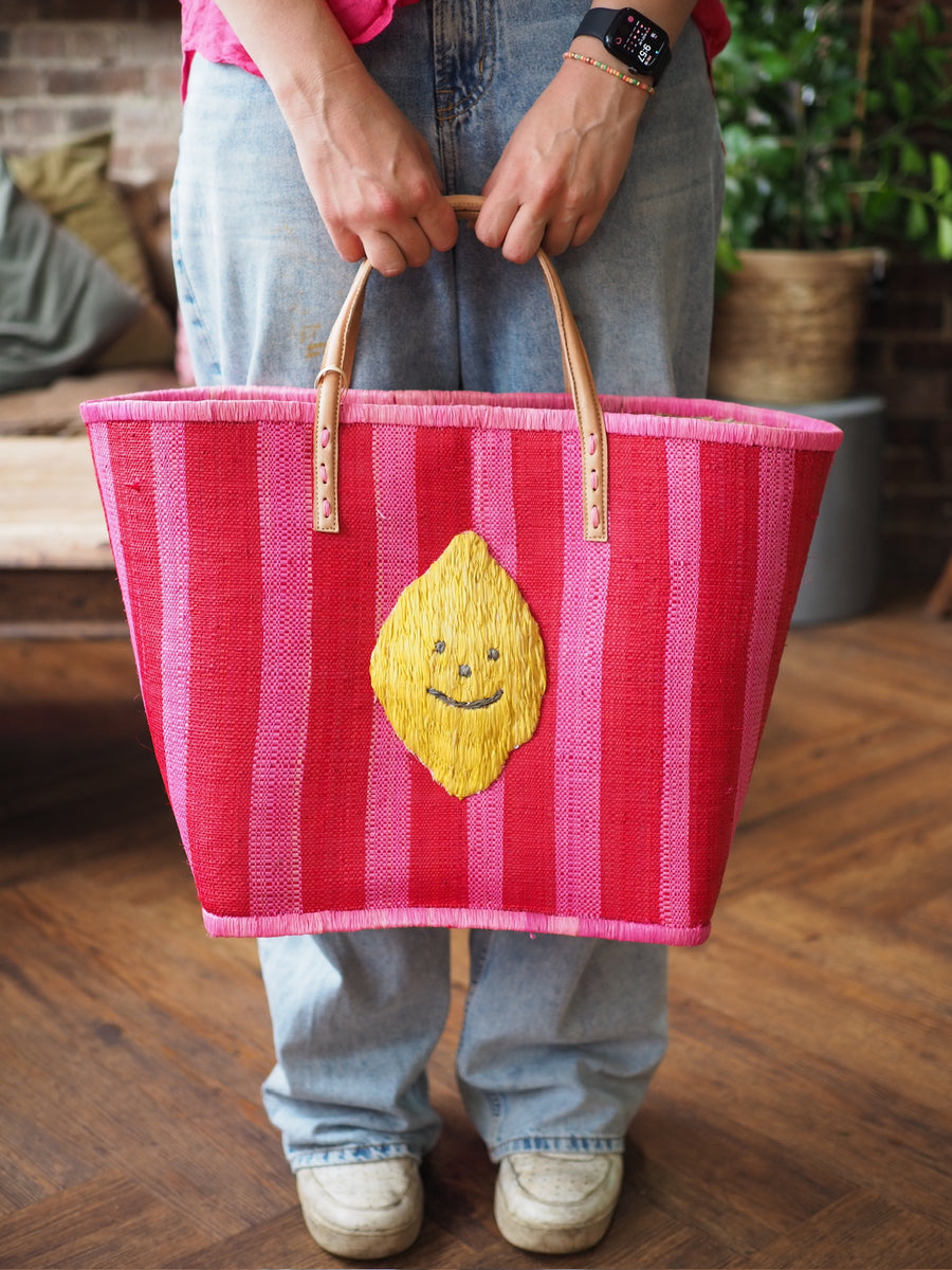 Red and Pink Lemon Basket