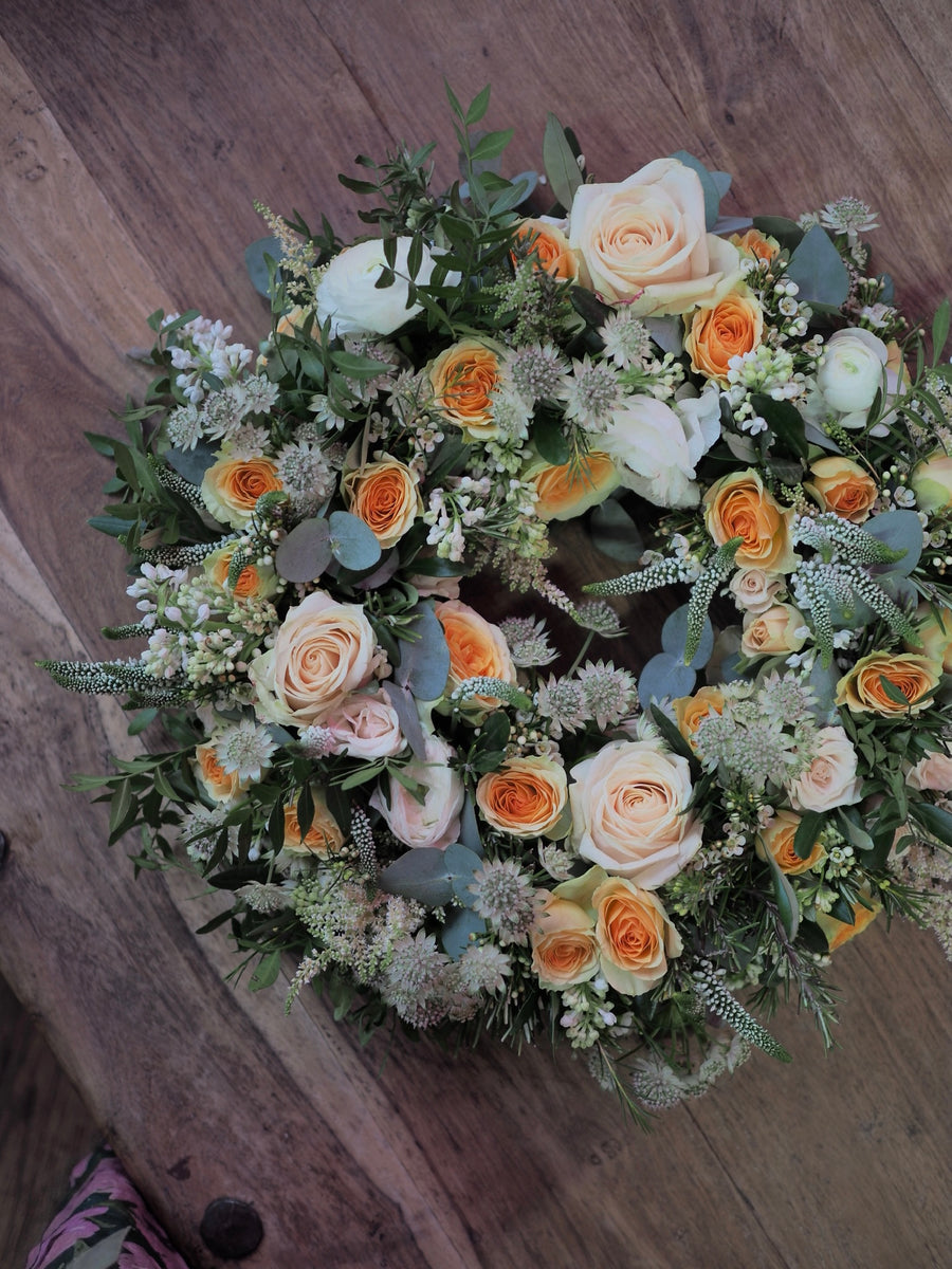 Funeral Wreath of Flowers